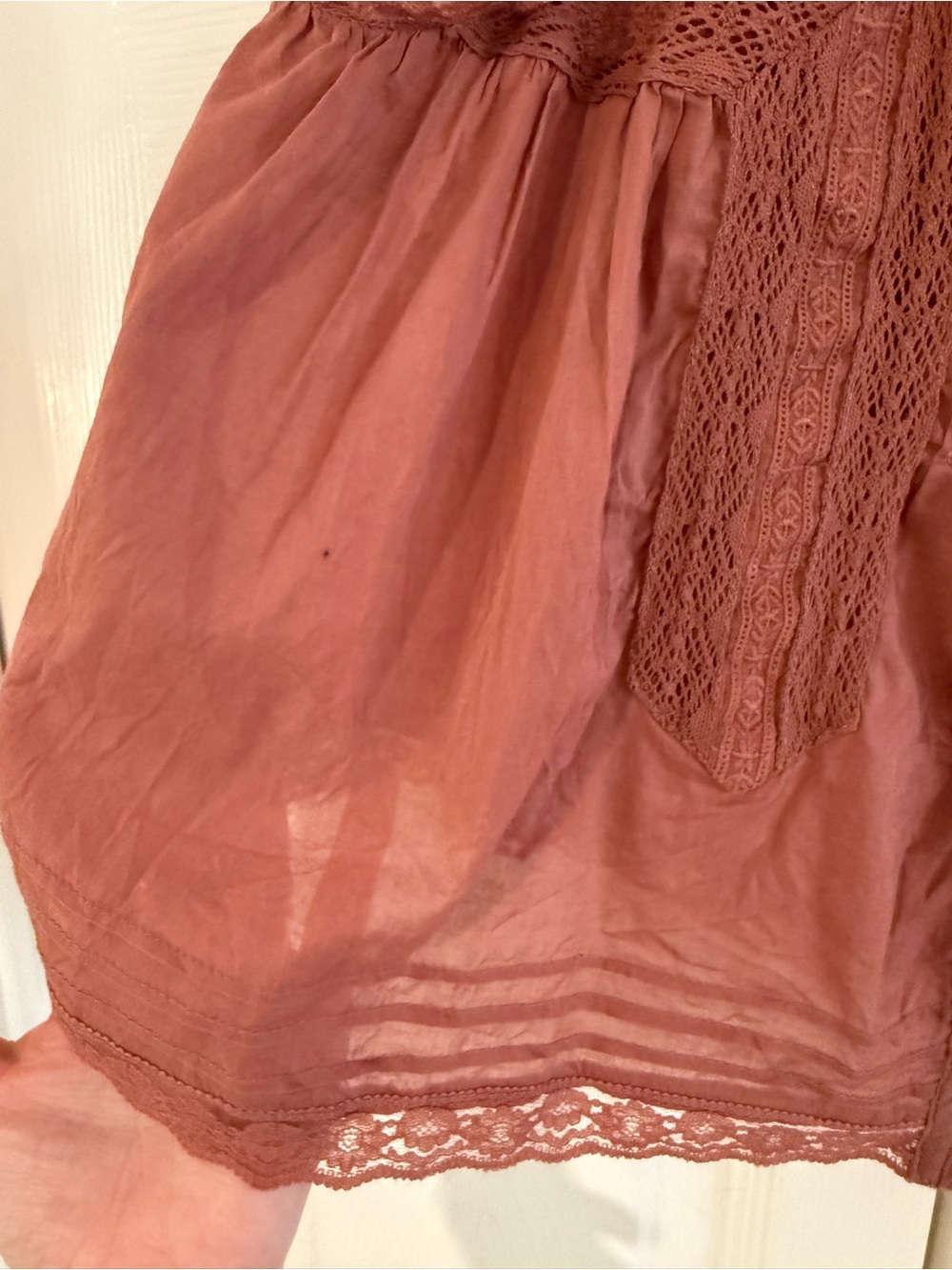 Free People Forevermore Tank Size Small in Cedar Wood - Picture 5 of 7